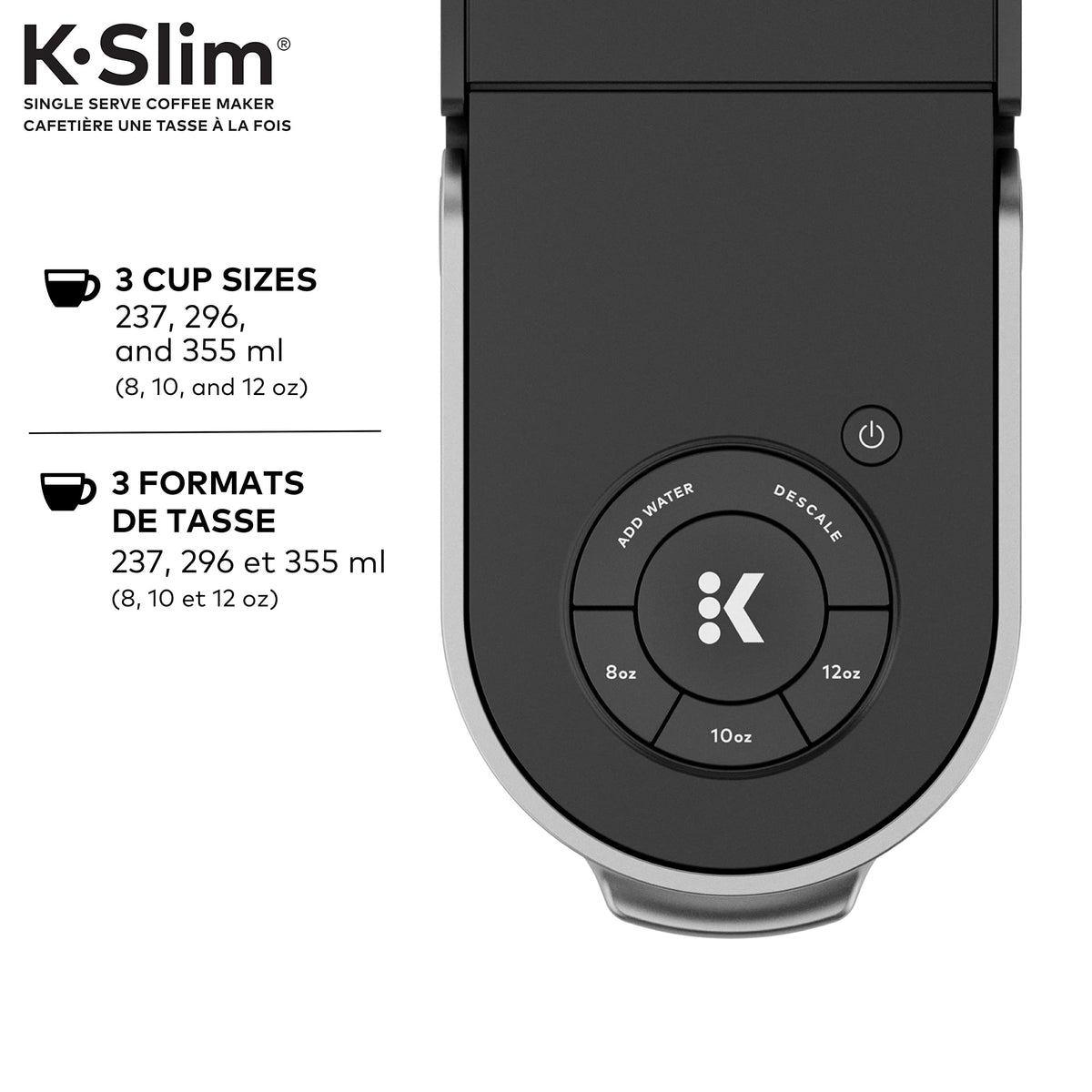 Keurig K-Slim Single Serve Coffee Maker, Black