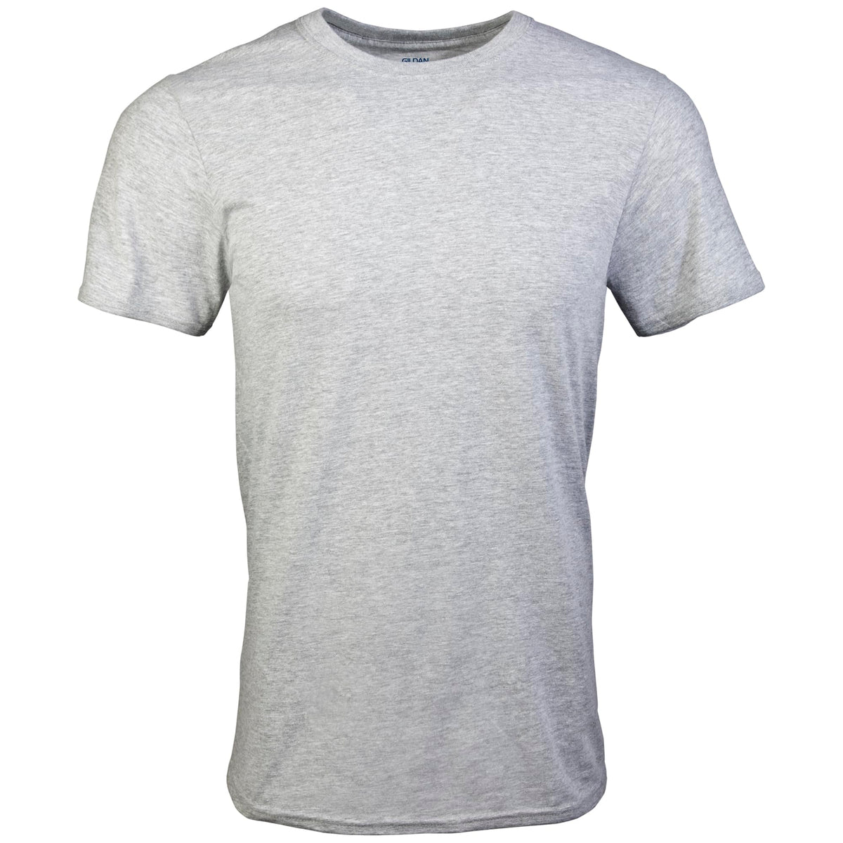 Gildan Men's Crew T-Shirts G1100, Black/Grey/Green, 5-Pack, XX-Large