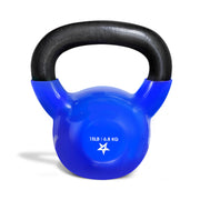 Yes4All Vinyl Coated Kettlebell, 15 lb