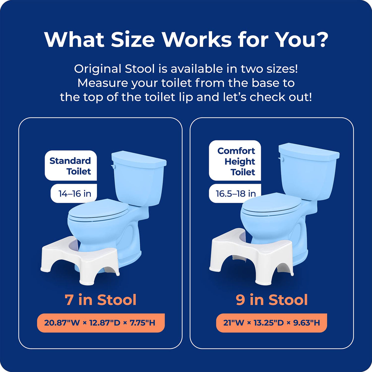 Squatty Potty The Original Bathroom Toilet Stool, White, 9"