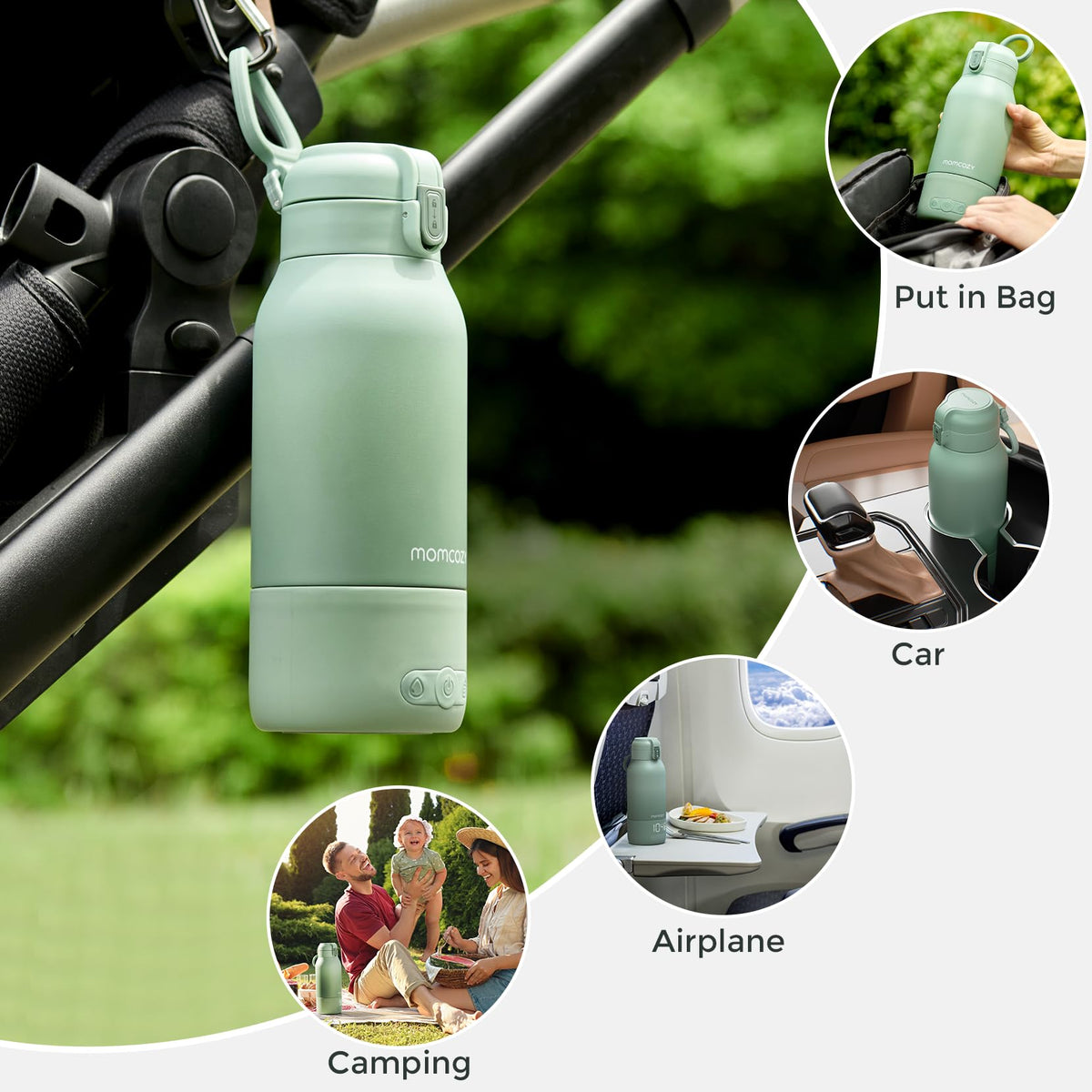 Momcozy Portable Milk Warmer, 17 oz
