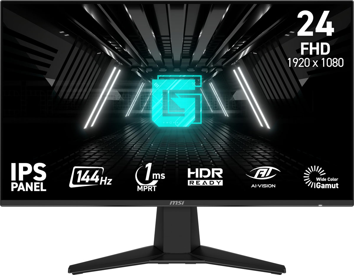 MSI G242L E14 24 in FHD Gaming Monitor, 144Hz, 1ms, Black