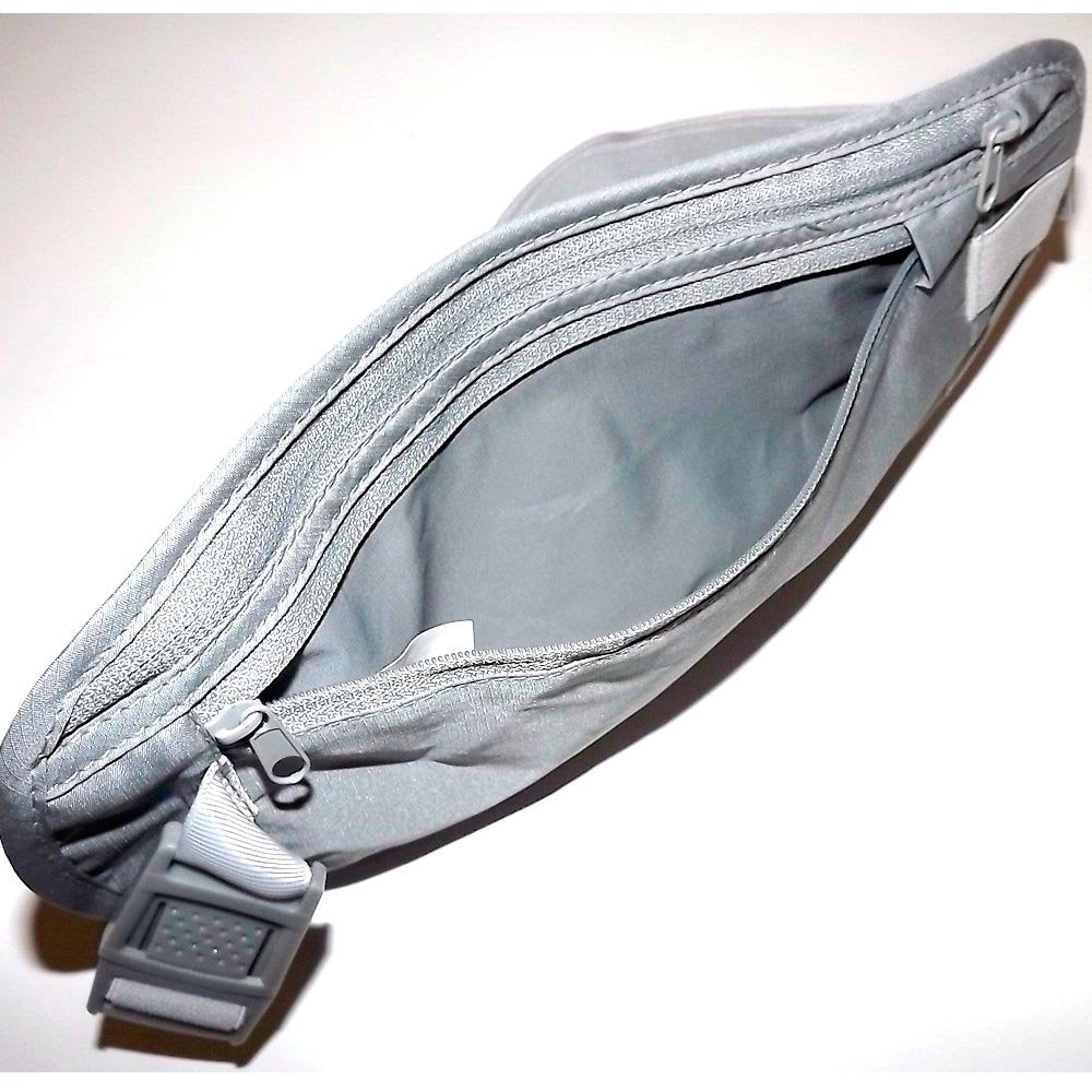 Travelon Undergarment Waist Pouch Travel Wallet, Gray