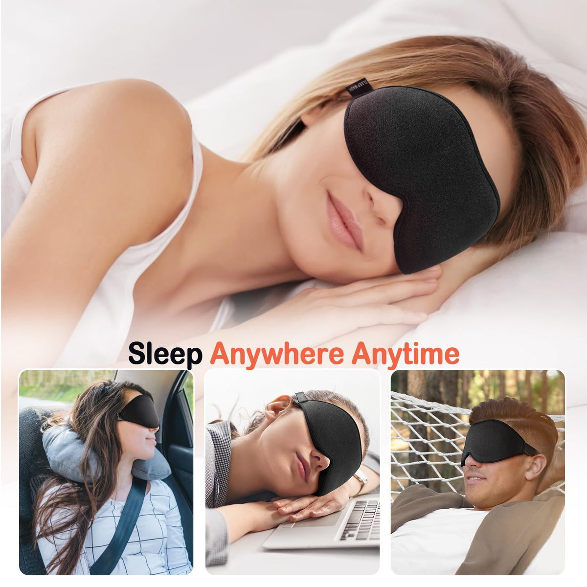 LitBear 3D Contoured Sleep Mask
