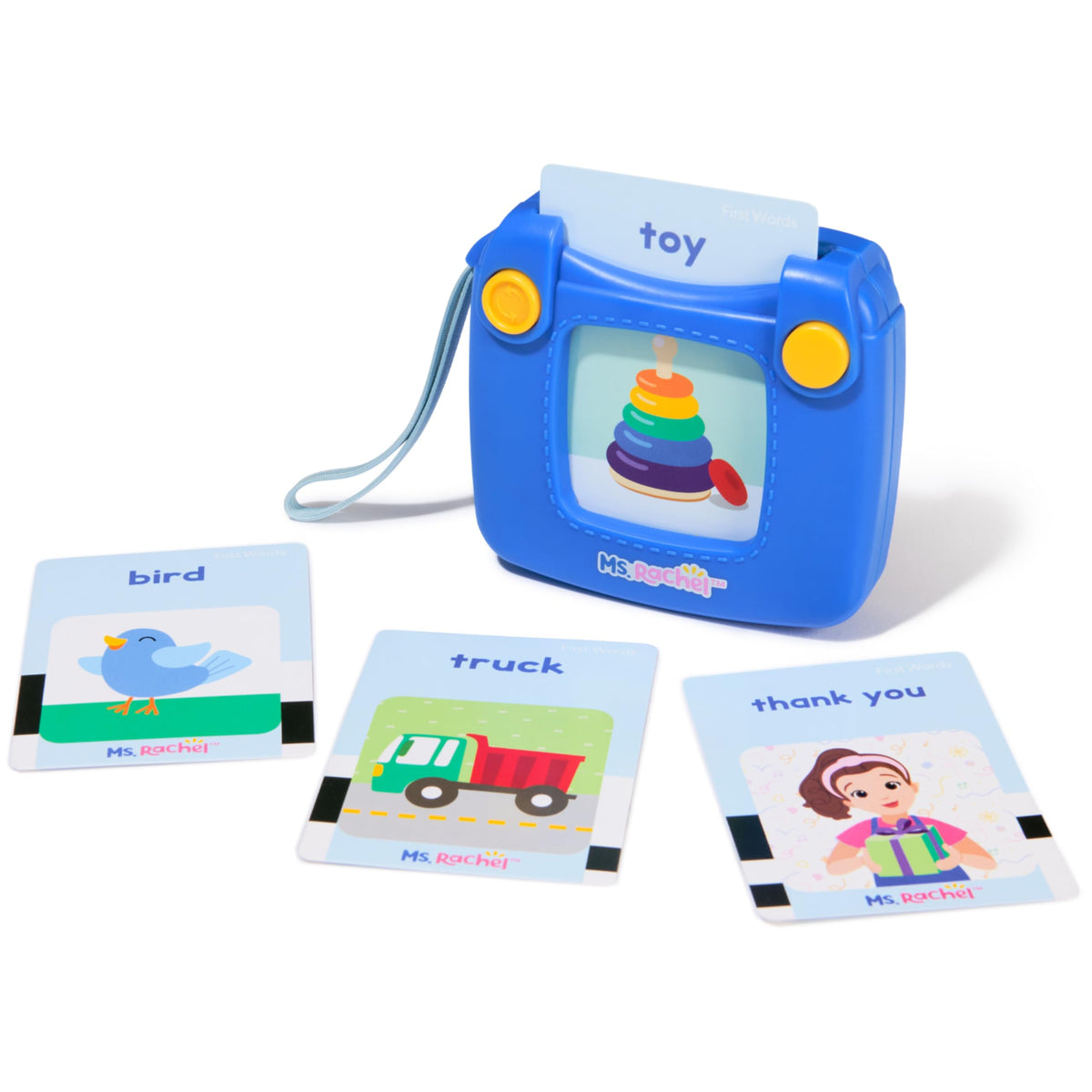 Ms. Rachel First Words Flash Cards, Electronic Card Reader, 100 Words