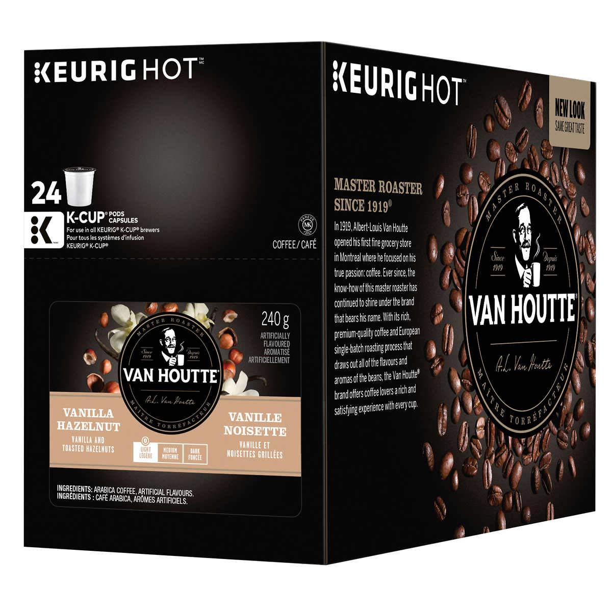 Van Houtte Vanilla Hazelnut K-Cup Coffee Pods, 96 Count