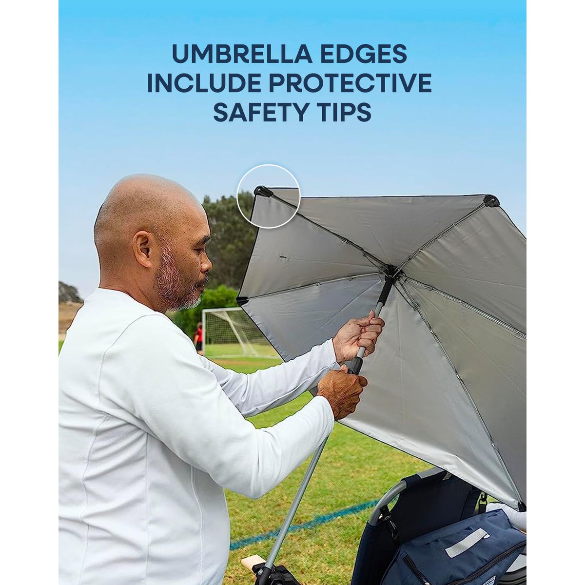 SKLZ Sport-Brella Versa-Brella All Position Umbrella with Clamp