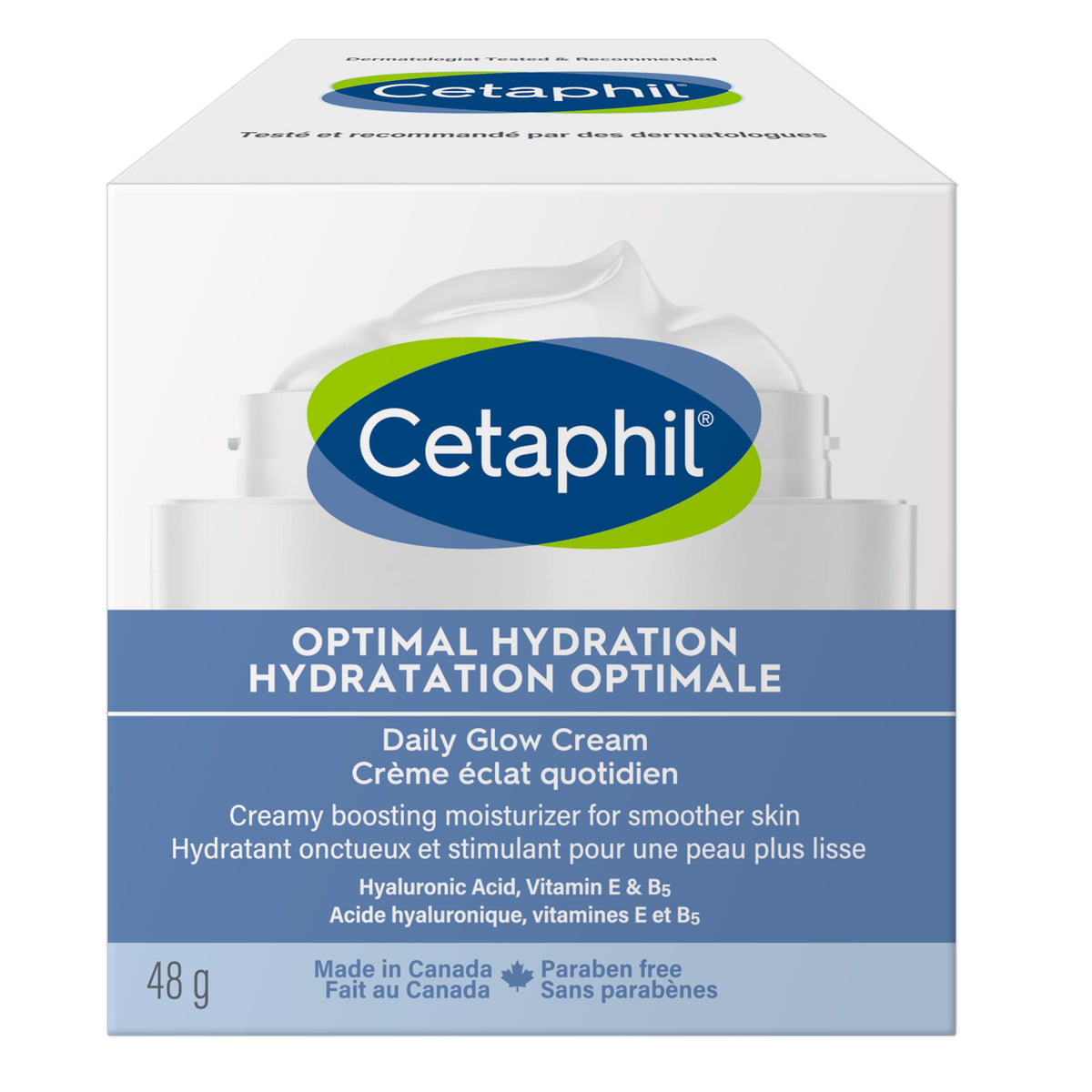 Cetaphil Optimal Hydration Daily Glow Face Cream, 48g