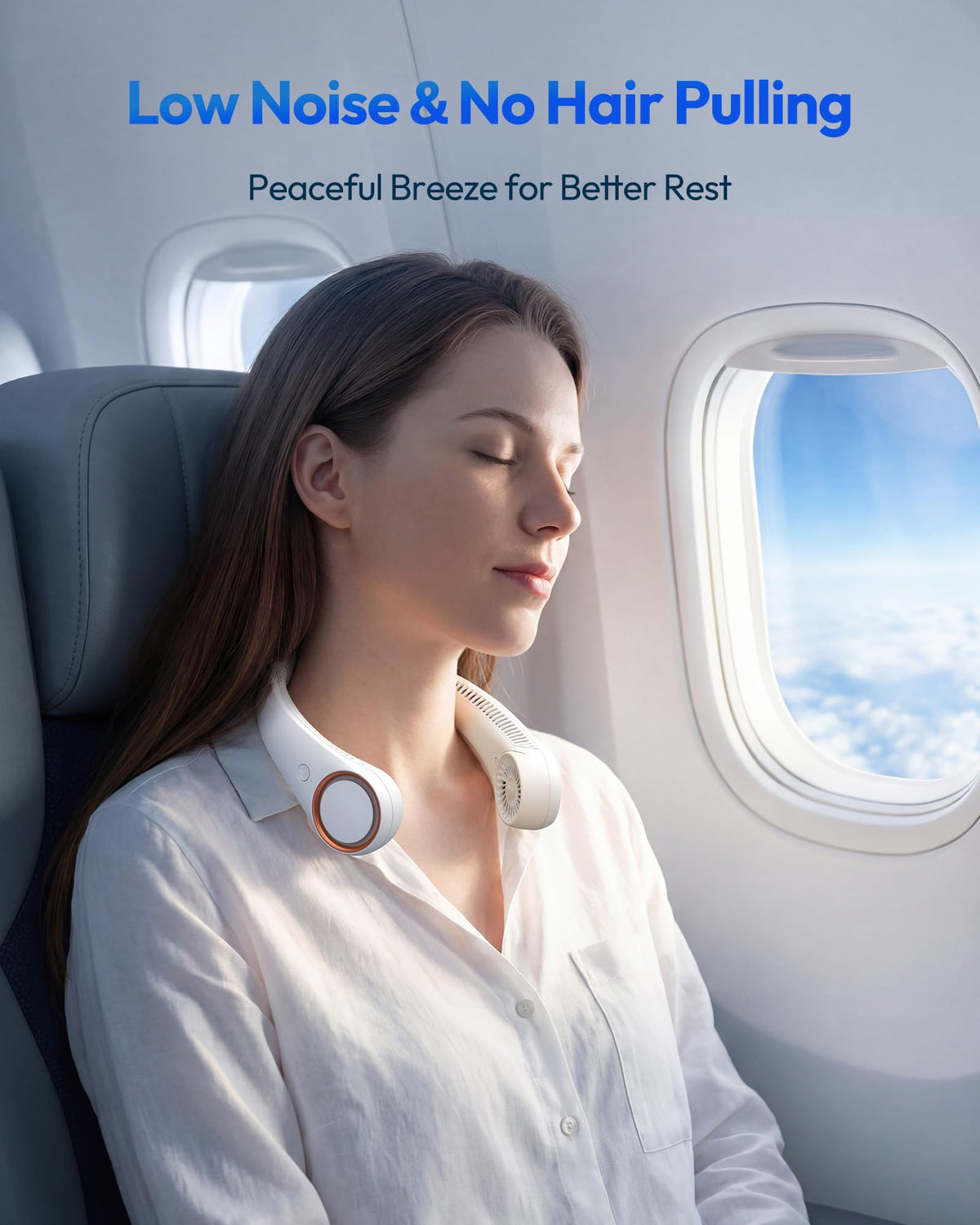 Gaiatop Portable Neck Fan Rechargeable, Hands-Free Cooling