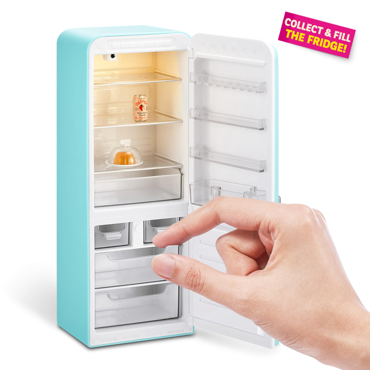 Mini Brands Fill The Fridge Playset With UV Light by ZURU