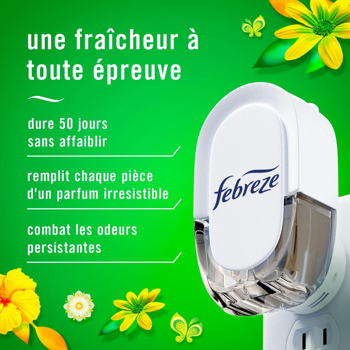 Febreze Plug In Scented Oil Refills, Gain Scents, 4 Count
