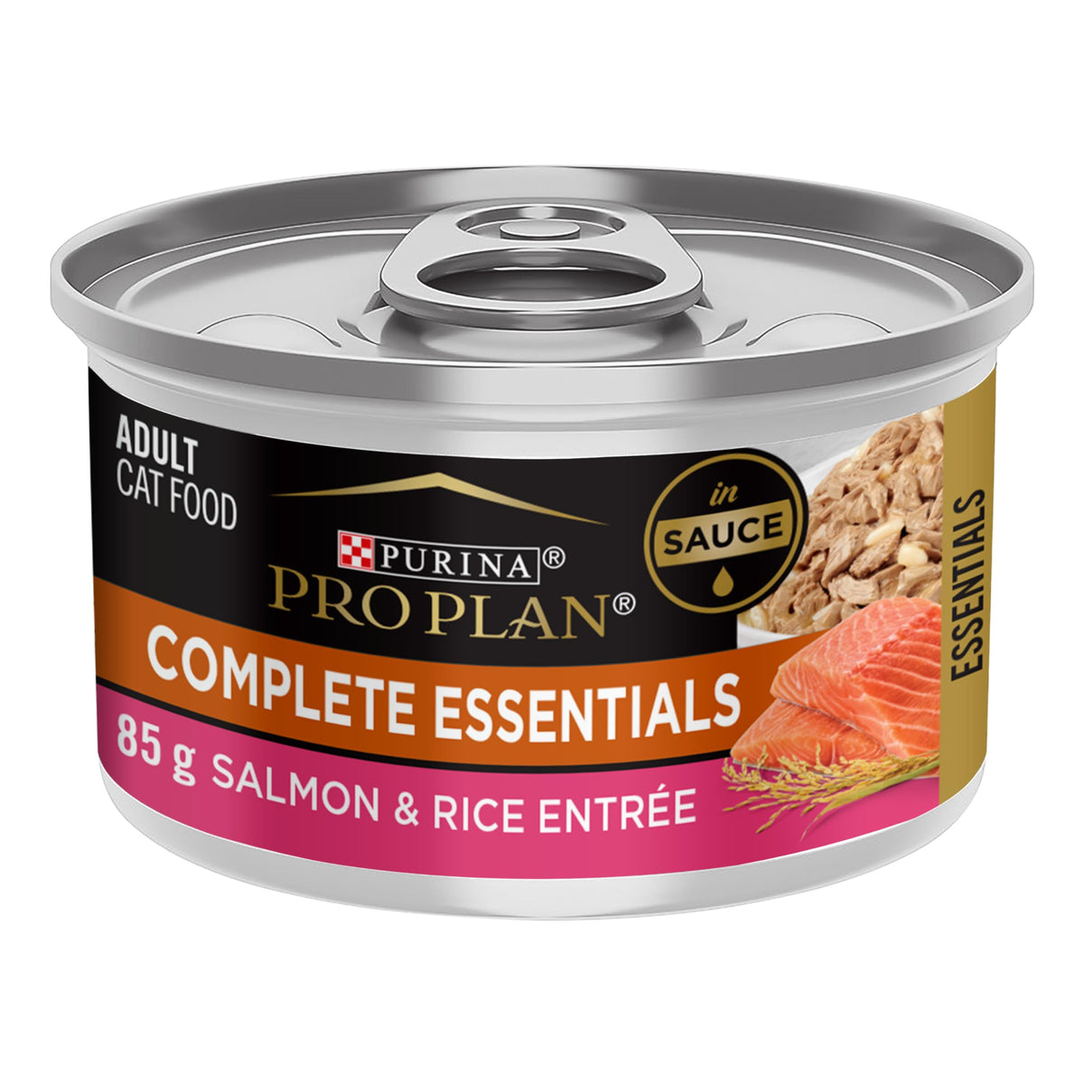Purina Pro Plan Complete Essentials Wet Cat Food, Salmon, 85g, 24 Pk