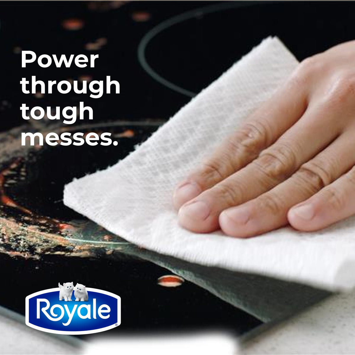 Royale Ultra Strength Paper Towels, 12 Rolls, 123 Sheets per Roll