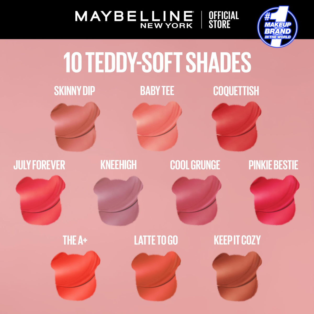 Maybelline Teddy Tint Lip Stain, Knee High