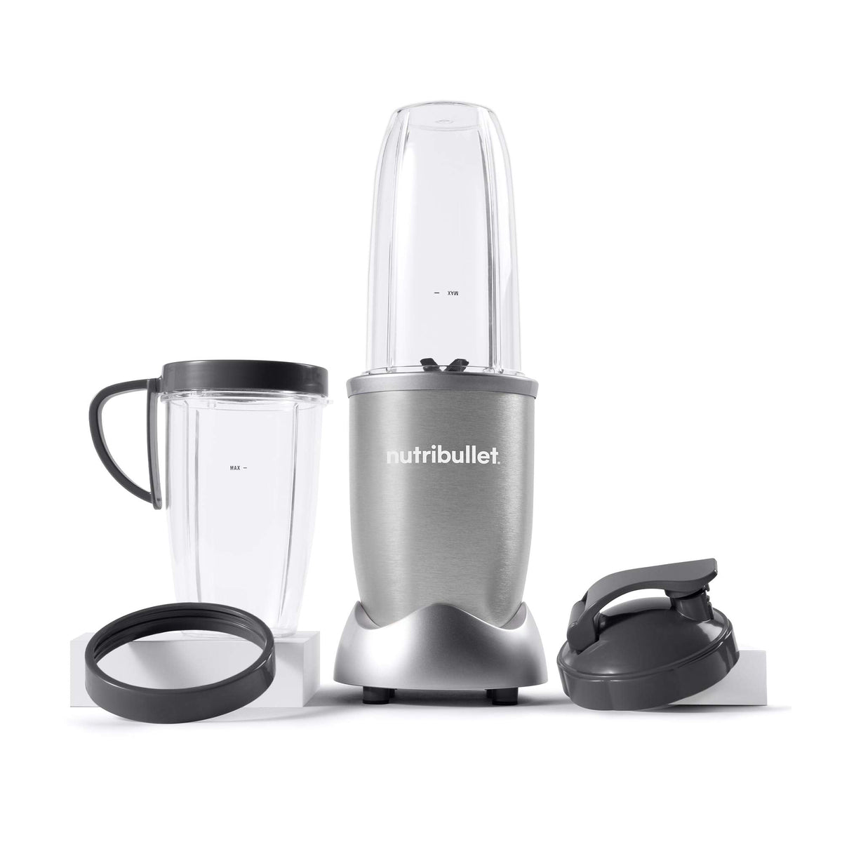 NutriBullet PRO Single Serve Blender, 900W, Silver, NB9-0902S