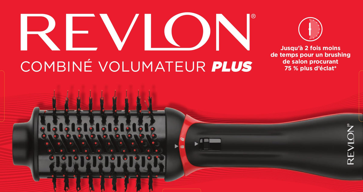 Revlon One-Step Volumizer PLUS Hair Dryer Brush, Black, RVDR5298F