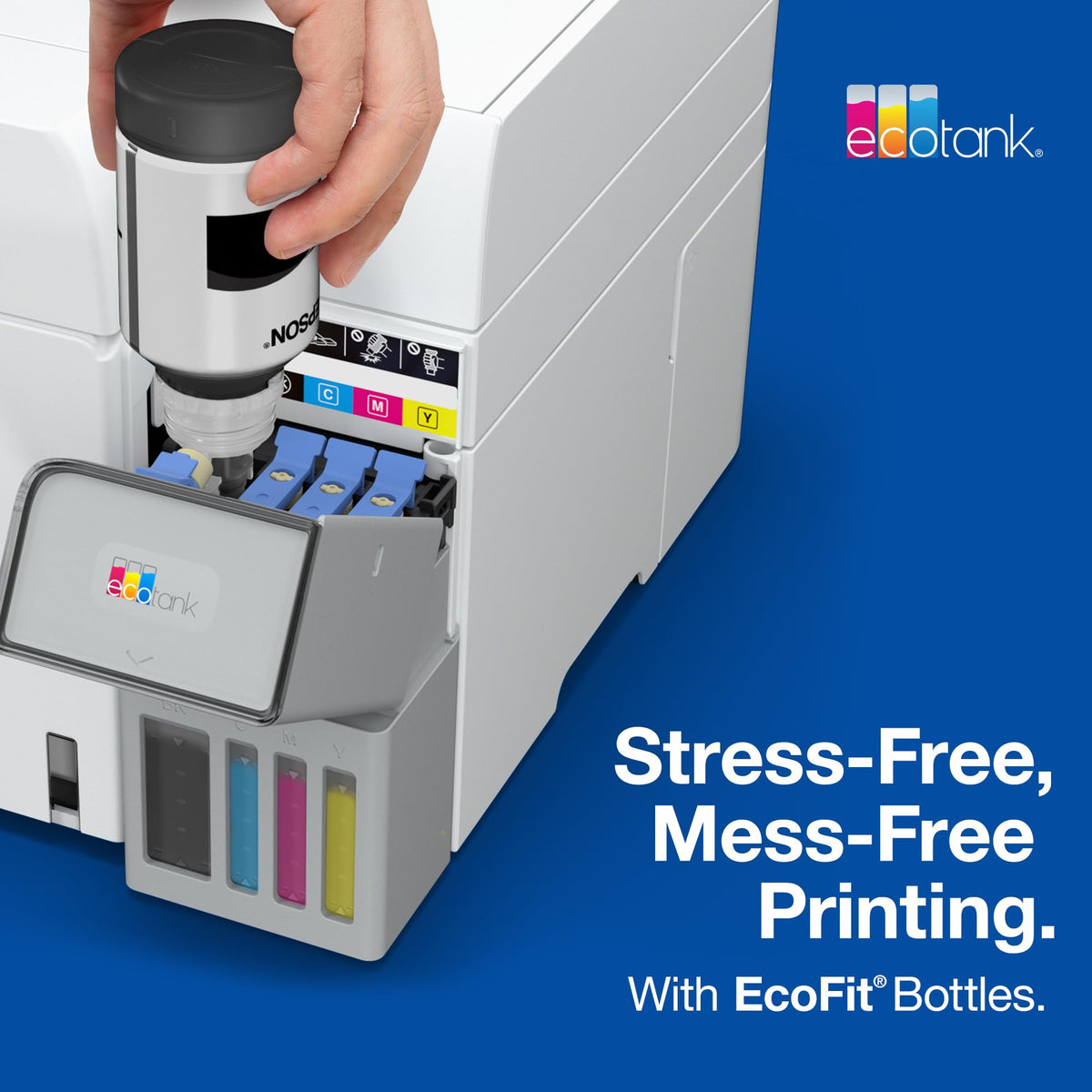 Epson 502 Genuine Pigment Black EcoTank Ink Refill Bottle, T502120