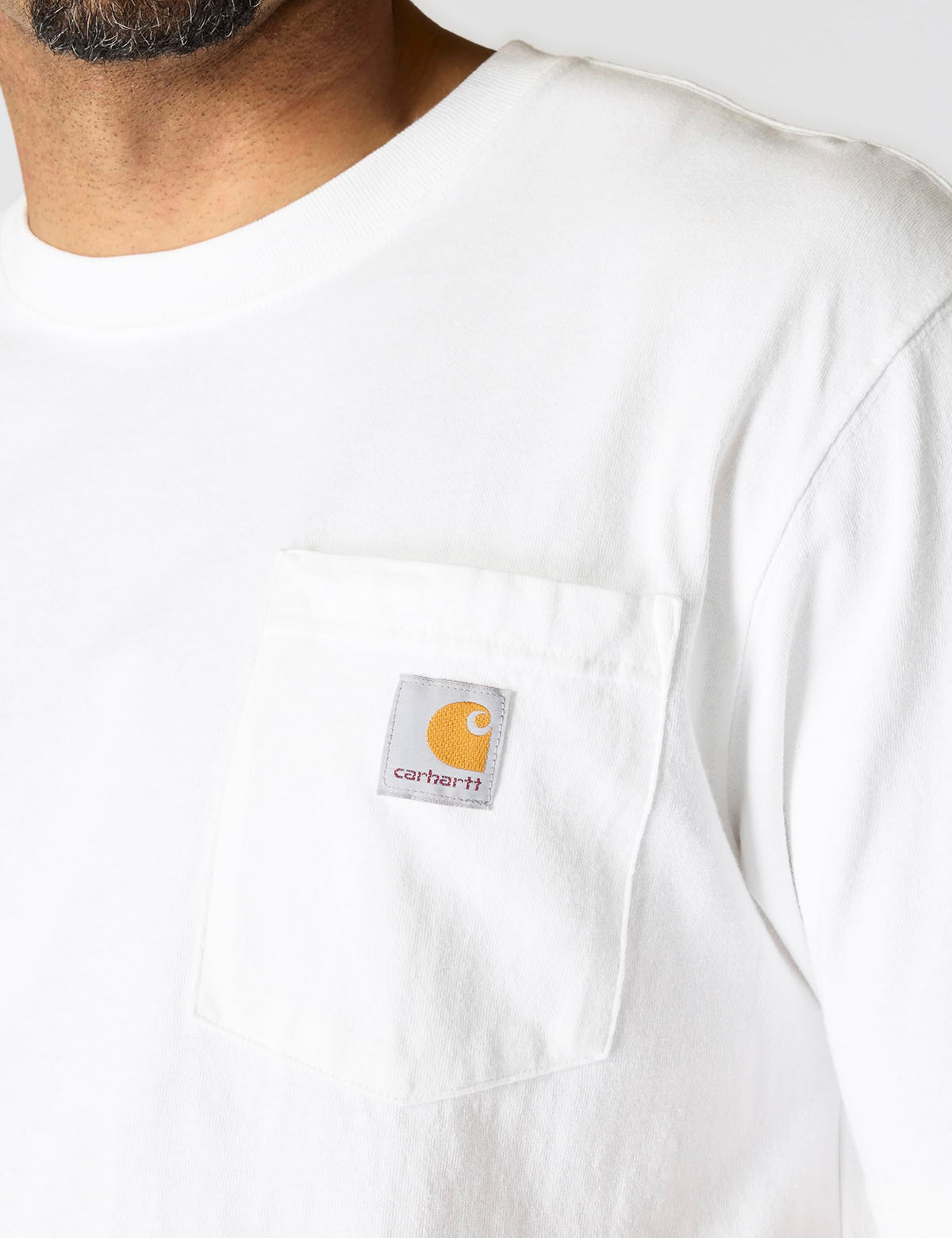 Carhartt Men's K87 Workwear Short Sleeve T-Shirt, White, Large