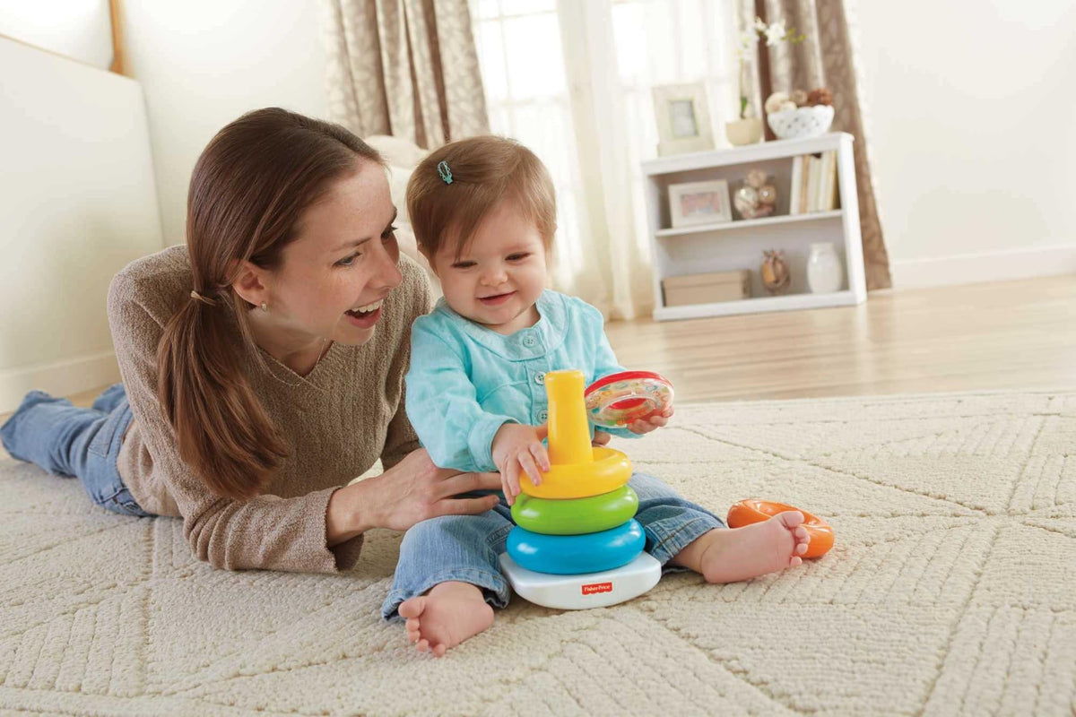 Fisher-Price Baby's First Blocks & Rock-a-Stack Set, 10 Shapes