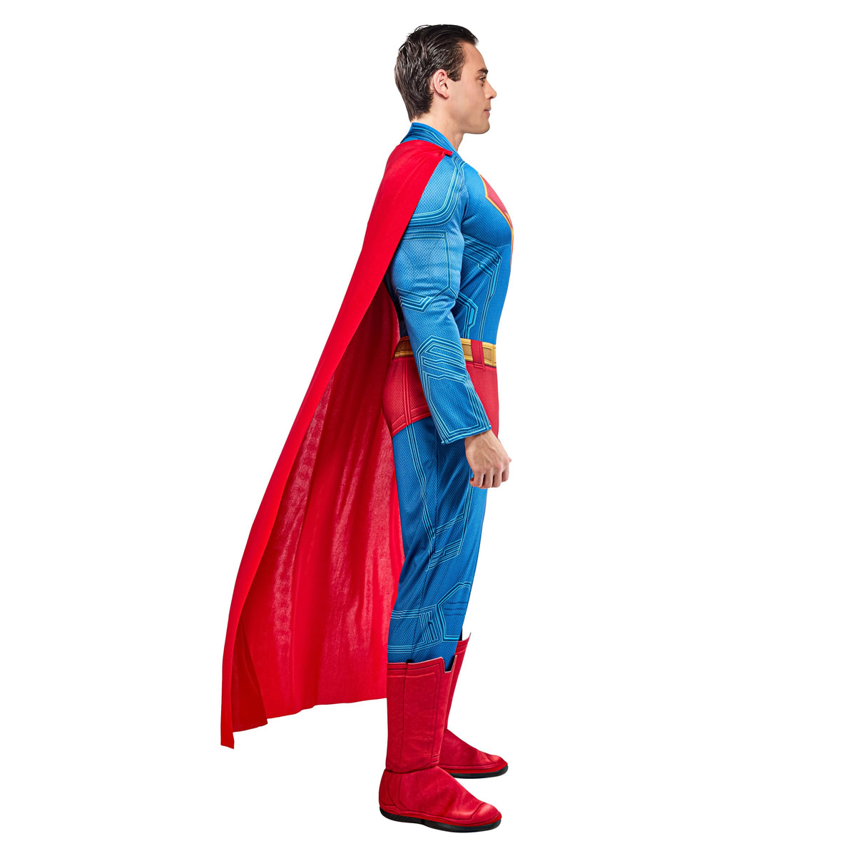 Rubies Men's Superman Deluxe Costume with Shoes and Cape, X-Large