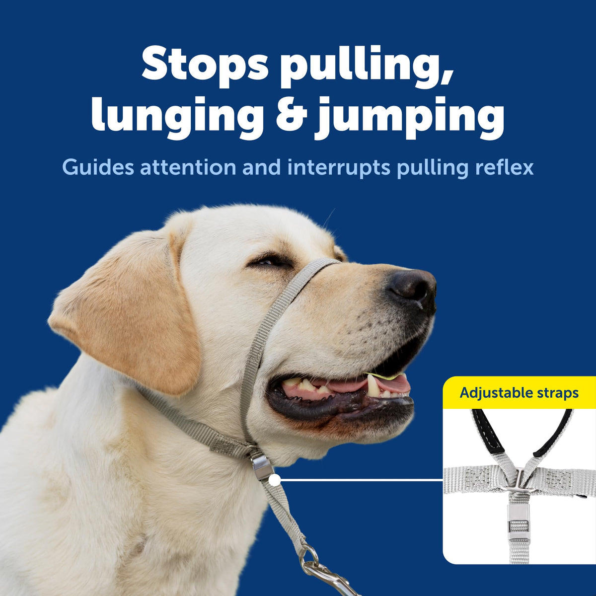 PetSafe Gentle Leader No-Pull Dog Headcollar, Large, Charcoal
