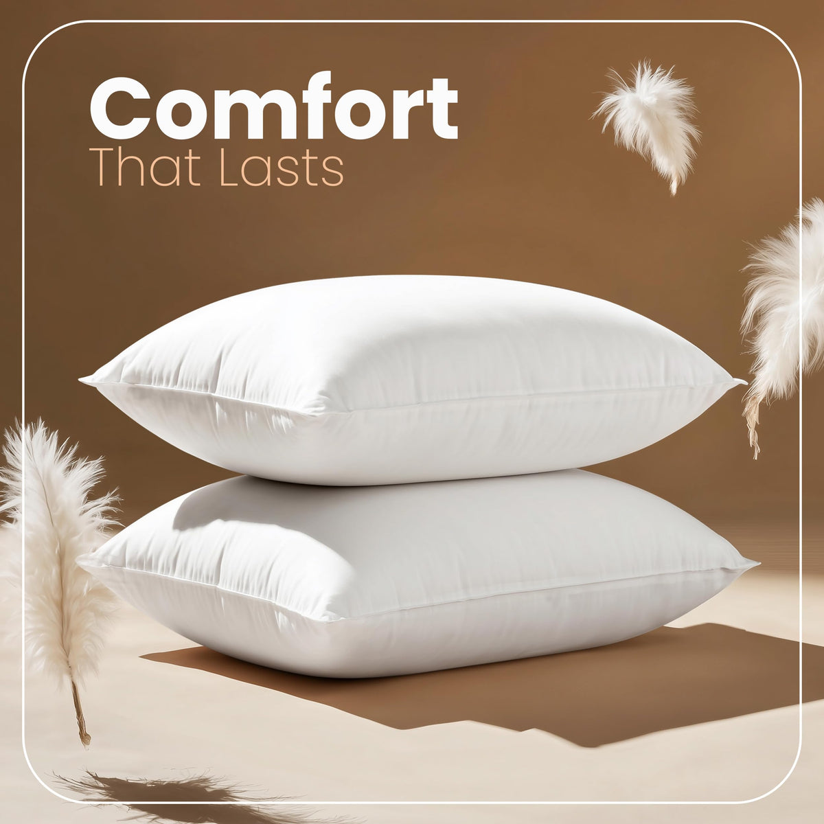 Utopia Bedding Throw Pillow Inserts, 12 x 20 in, 2-Pack, White