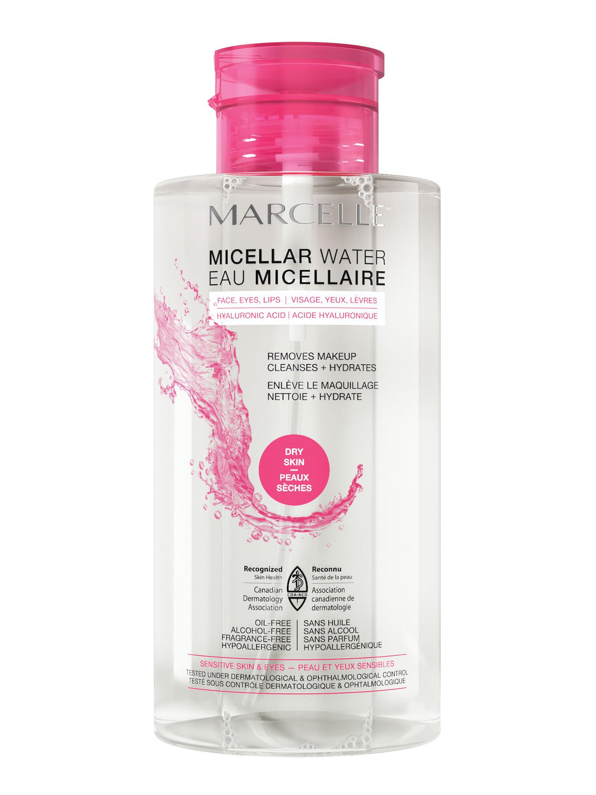 Marcelle Micellar Water for Dry & Sensitive Skin, 400 ml