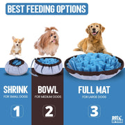 PET ARENA Adjustable Snuffle Mat for Dogs, Blue