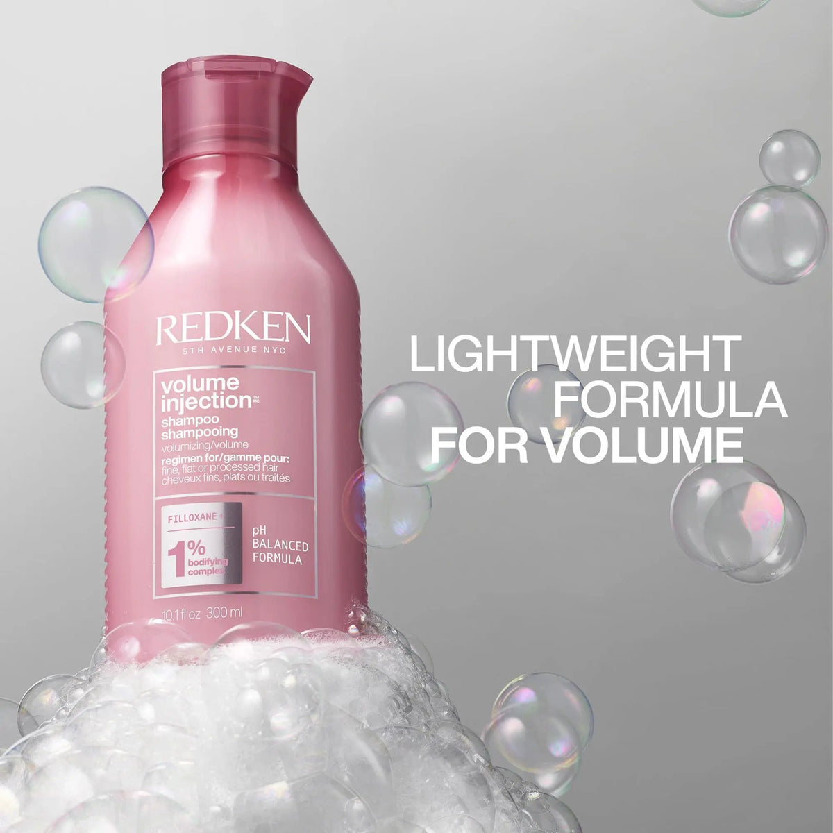 Redken Volume Injection Shampoo for Fine Hair, 10.1 oz