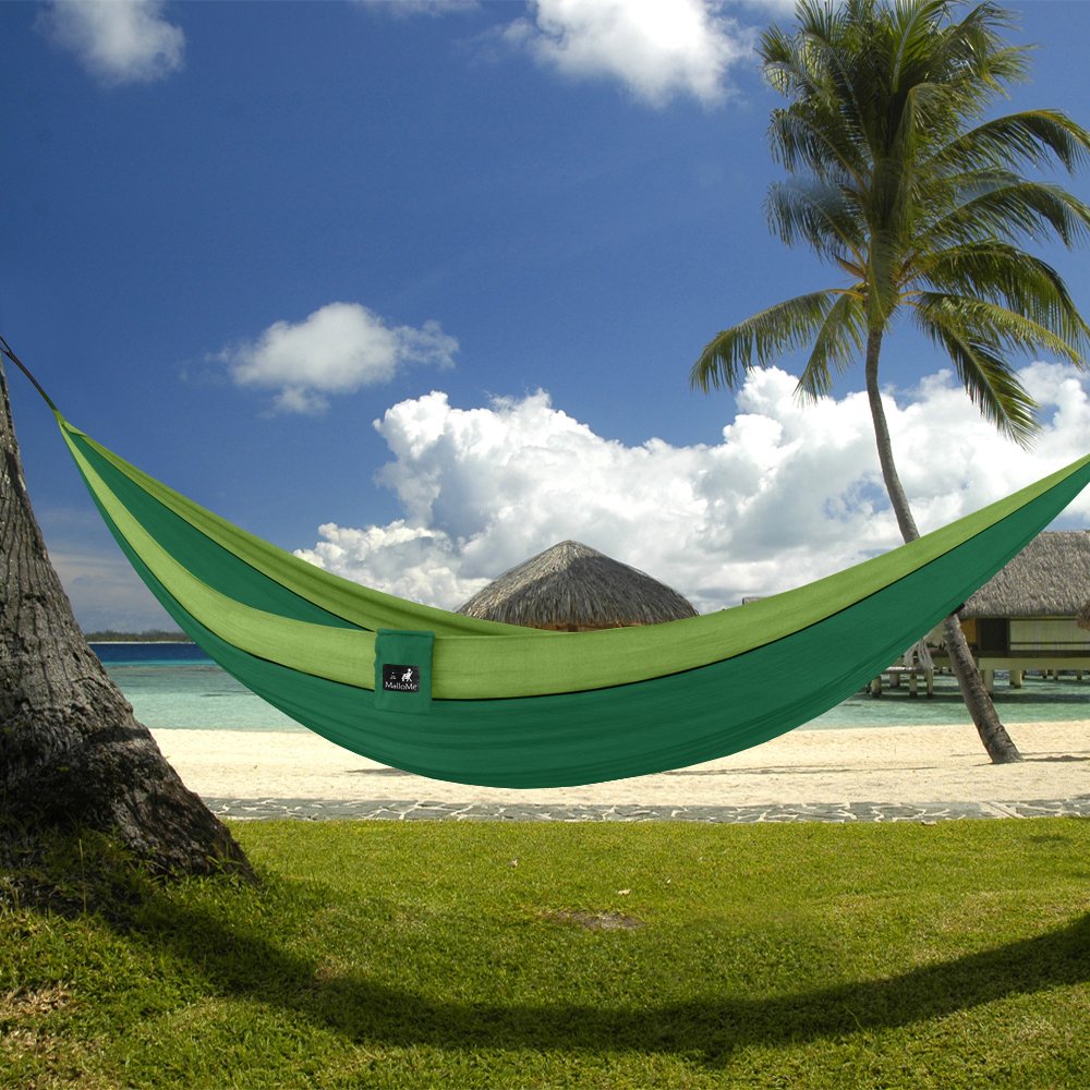 MalloMe Single Camping Hammock with Straps