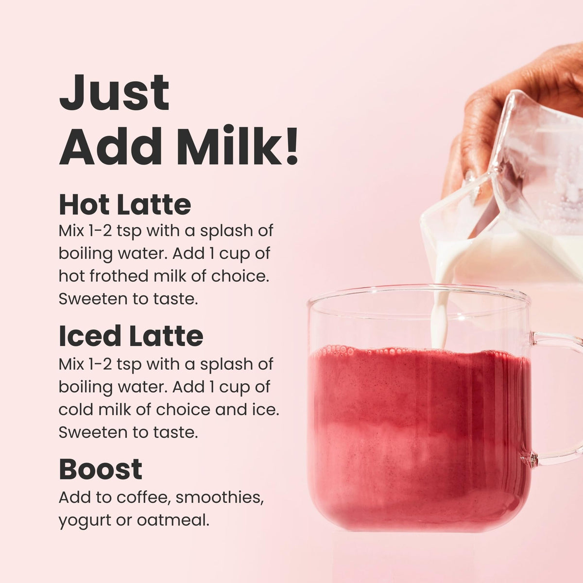 Blume Superfoods Beetroot Latte Powder, 25 Servings