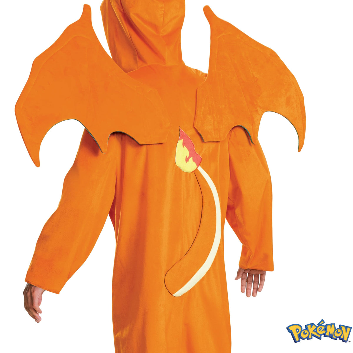 Disguise Pokemon Charizard Adult Costume with Wings, X-Large (50-52)