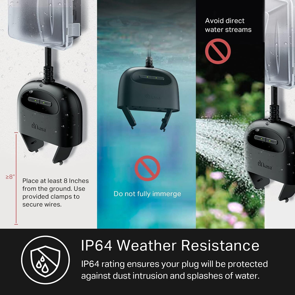 Kasa Outdoor Smart Plug by TP-Link KP400, 2 Sockets