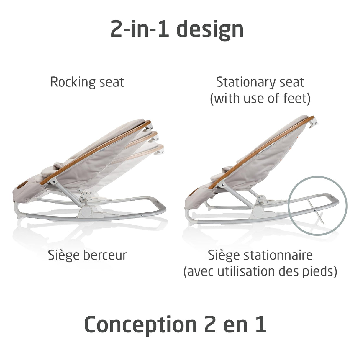 Maxi-Cosi Kori 2-in-1 Rocker, Sand Horizon