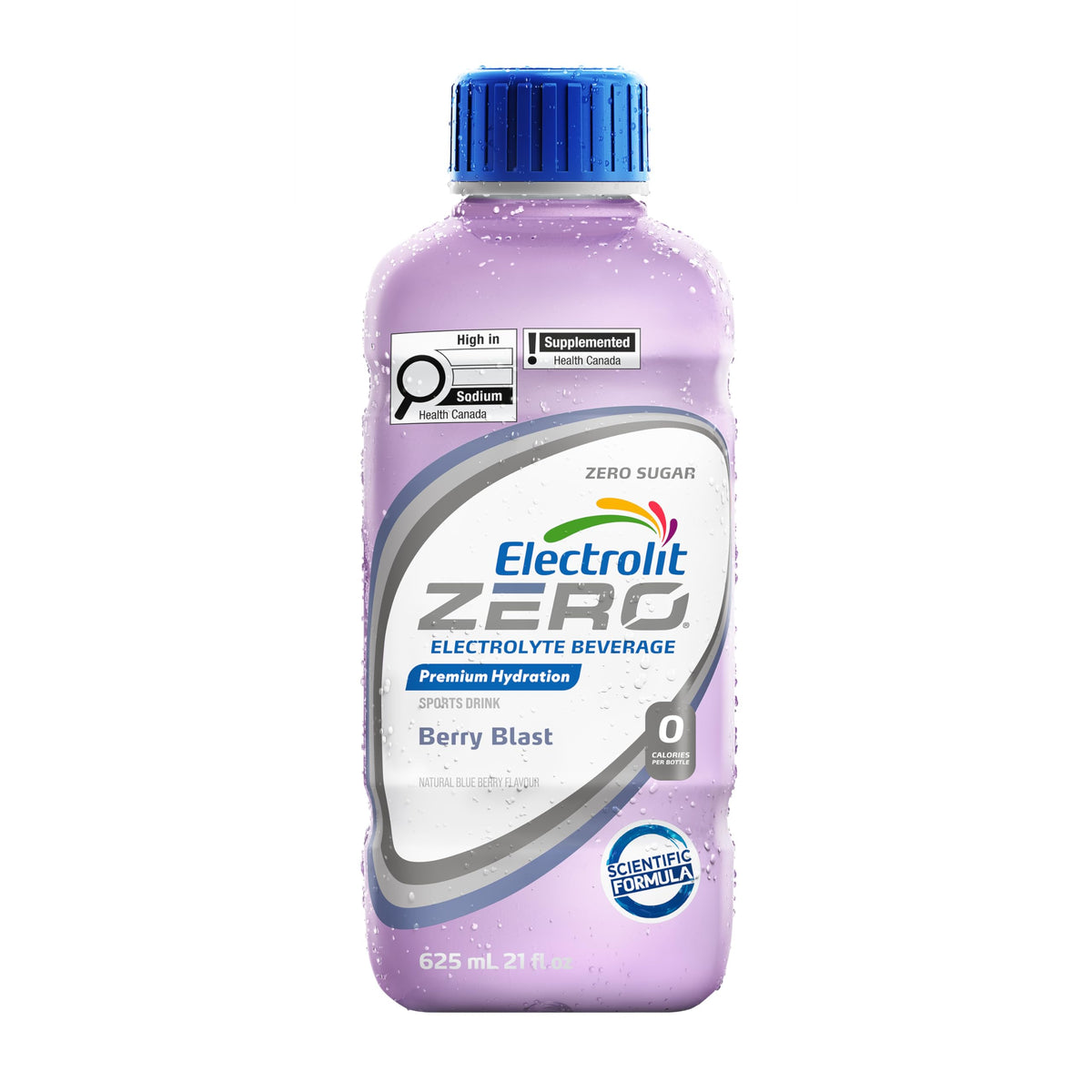 Electrolit Zero Hydration Drink, Berry Blast, 625ml, 12 Pack