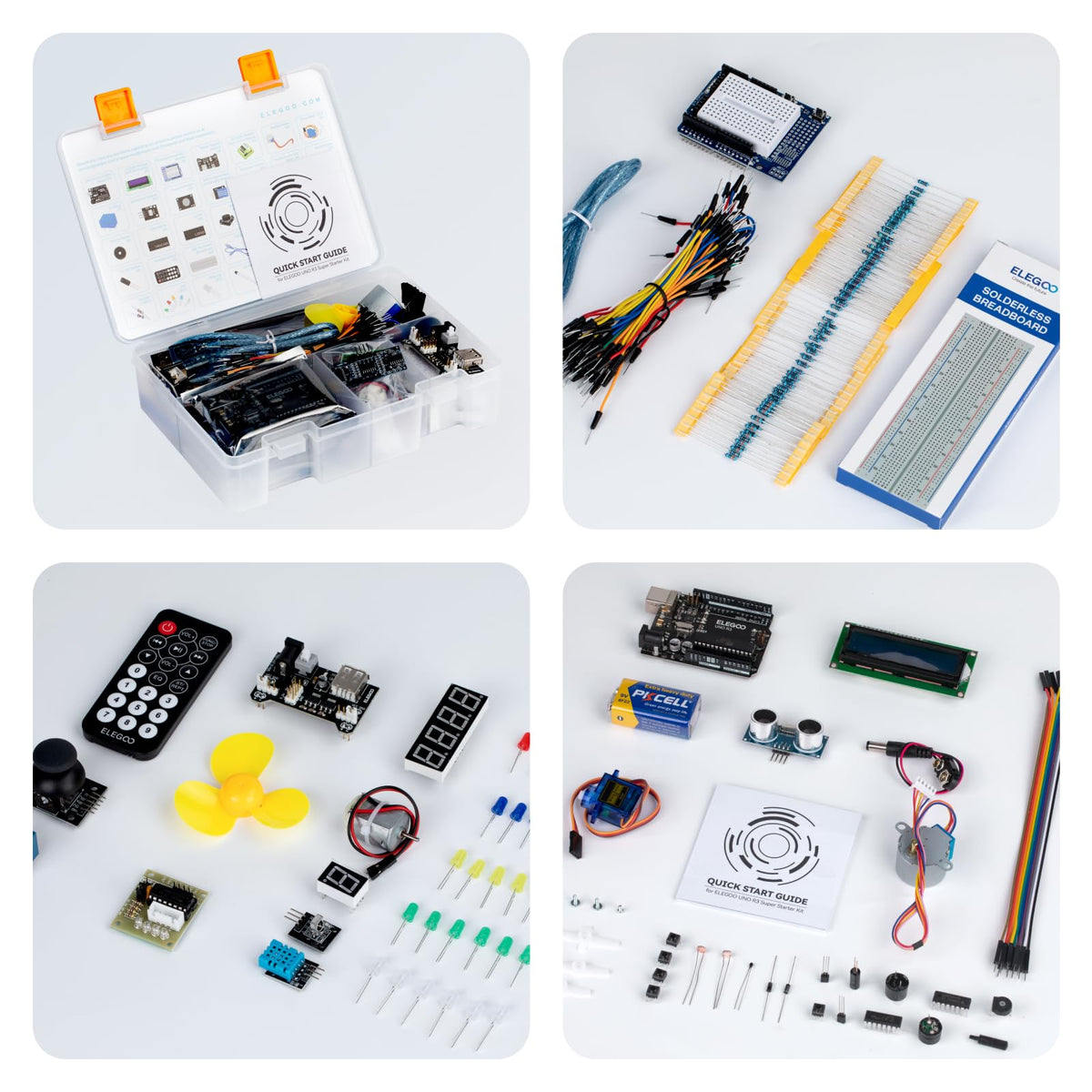 ELEGOO UNO R3 Super Starter Kit for Arduino, 60+ Components