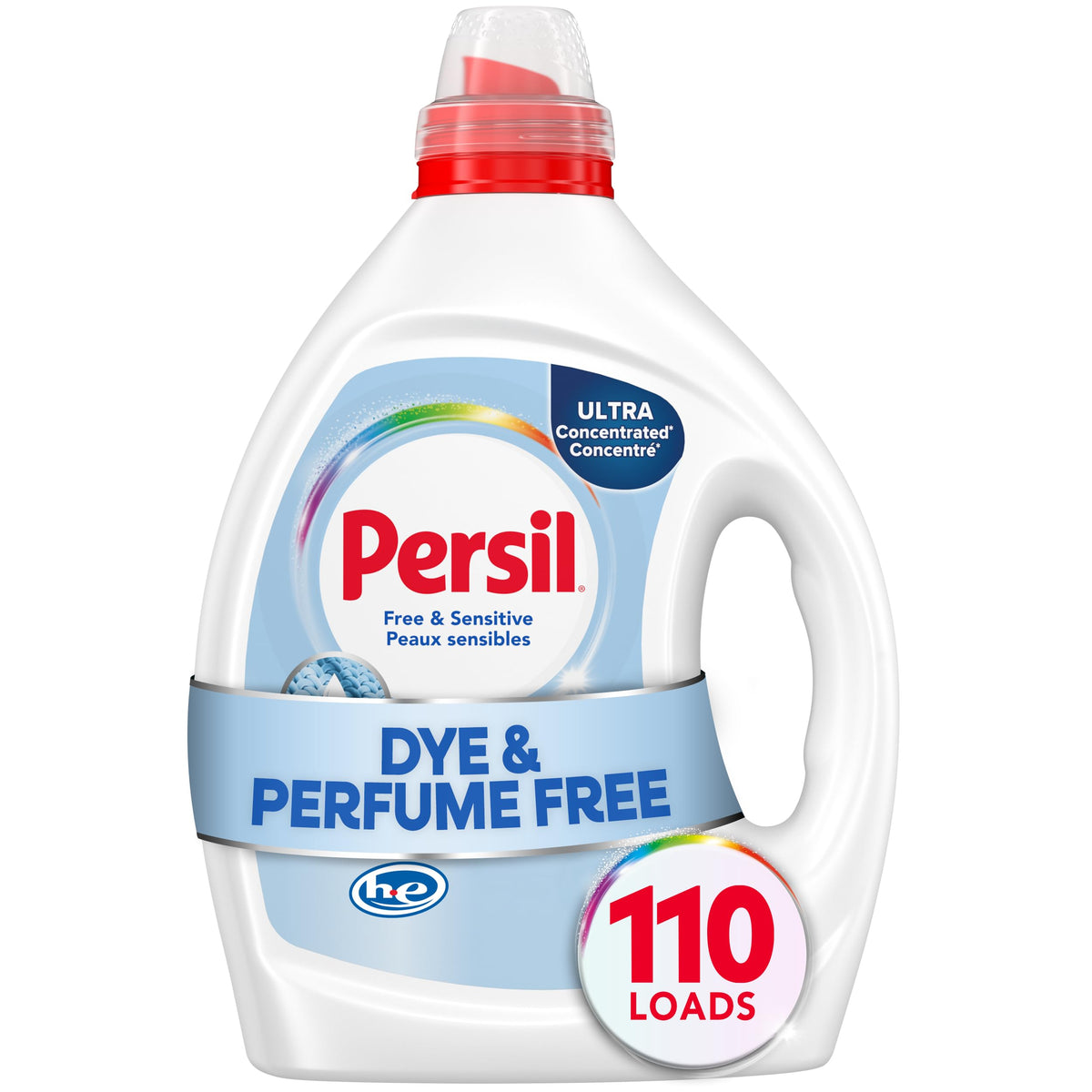 Persil 2x Concentrated Laundry Detergent Free & Sensitive, 2.43L