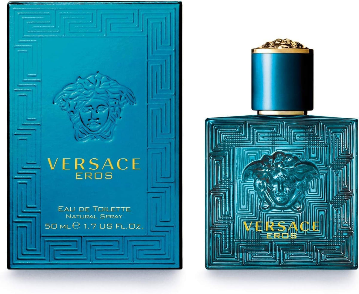 Gianni Versace Eros for Men Eau de Toilette Spray, 1.7 oz (50 mL)