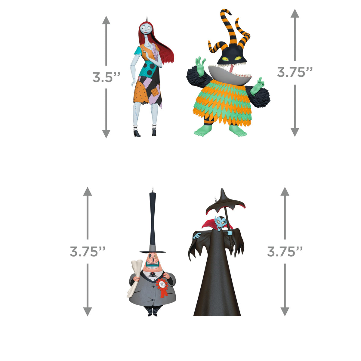 Hallmark Keepsake 2025 Nightmare Before Christmas Ornaments, Set of 4