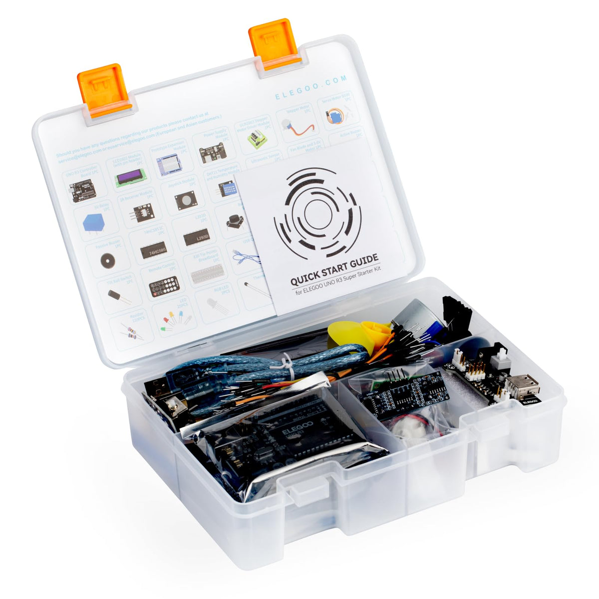 ELEGOO UNO R3 Super Starter Kit for Arduino, 60+ Components