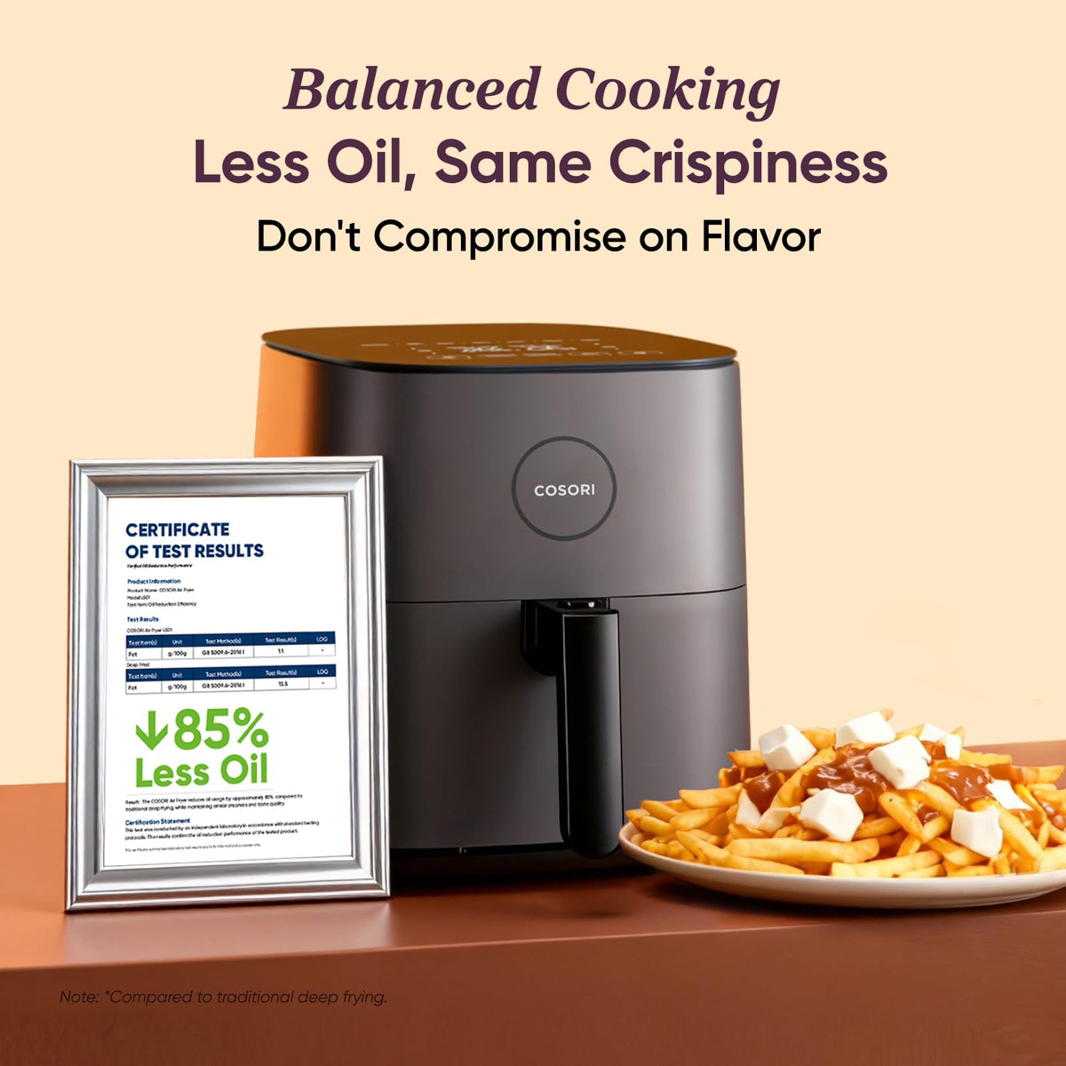 Cosori Air Fryer, 5 Qt (4.7 L), 9-in-1