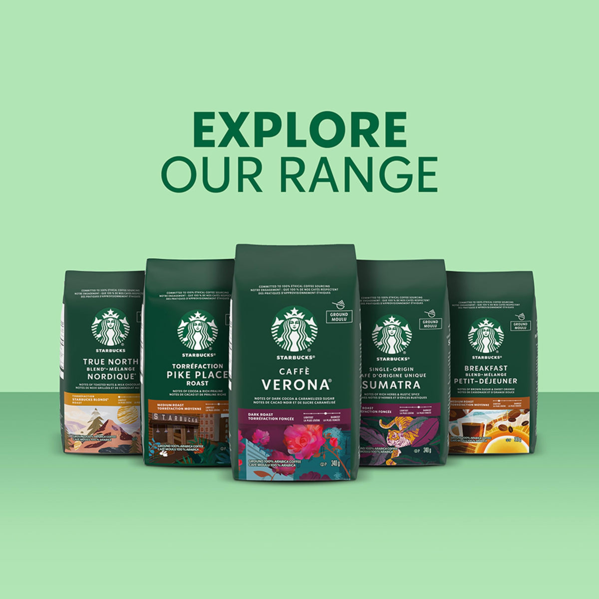 Starbucks House Blend Medium Roast Ground Coffee, 793 g