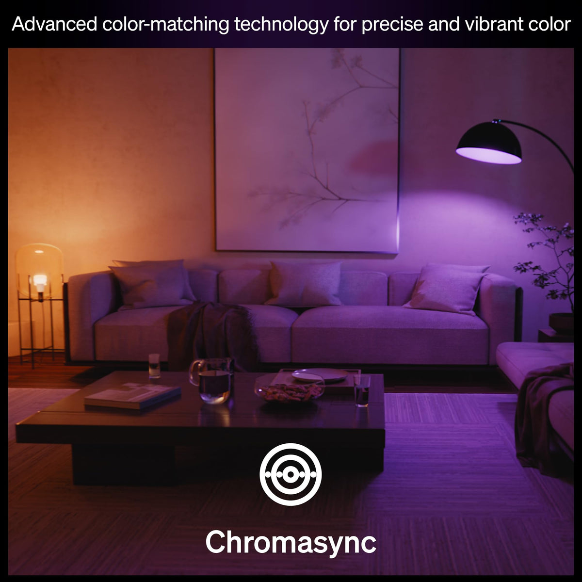 Philips Hue Smart LED A19 Bulb, White and Color, E26, 9.5W, 1 Pack