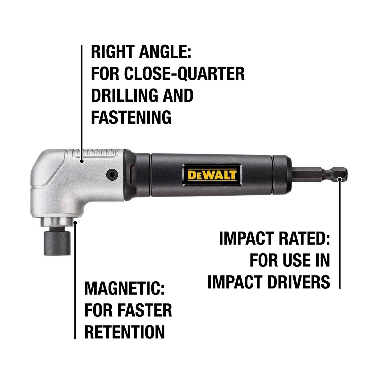 DEWALT Impact Ready Right Angle Attachment (DWARA120)
