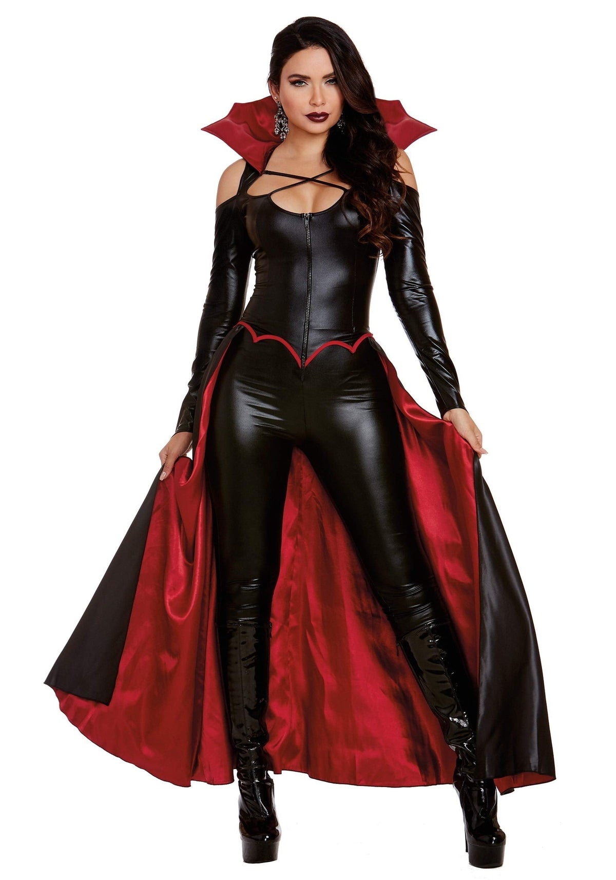 Dreamgirl Adult Womens Modern Gothic Vampire Costume, Medium