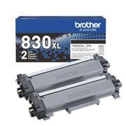 Brother TN830XL2PK High-Yield Black Toner Cartridges (2 Pack)
