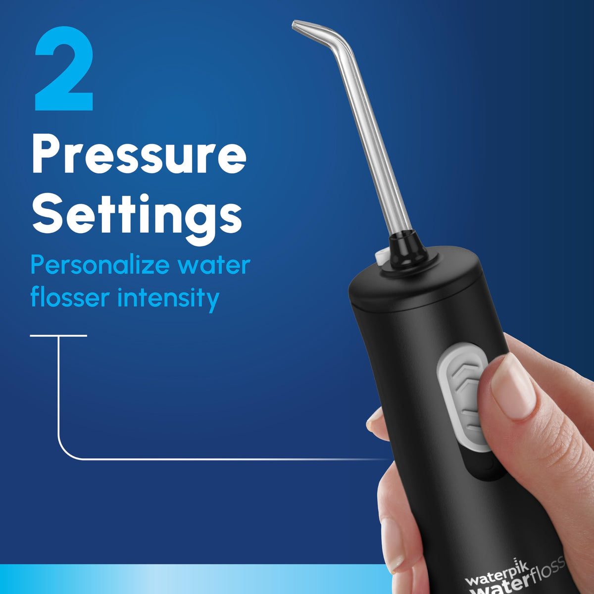 Waterpik Cordless Express Water Flosser WF-02, Black