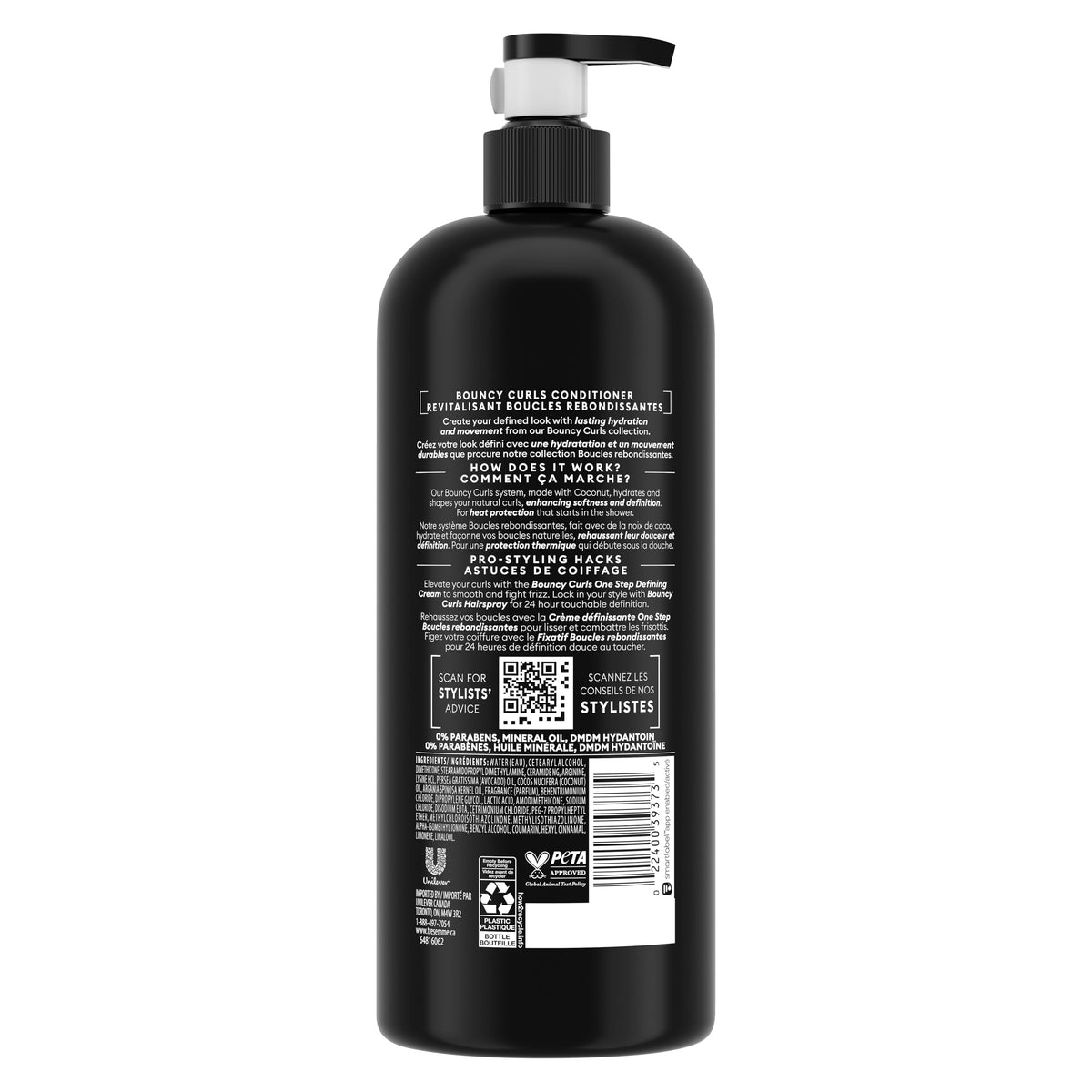 TRESemmé Bouncy Curls Shampoo, Conditioner and Gel Set, 3-Pack