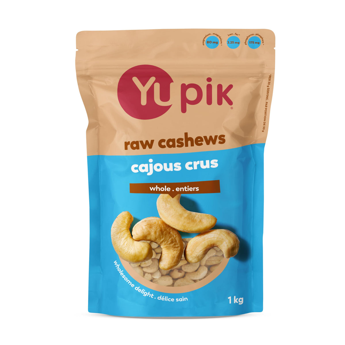 Yupik Raw Whole Cashews, 1 kg