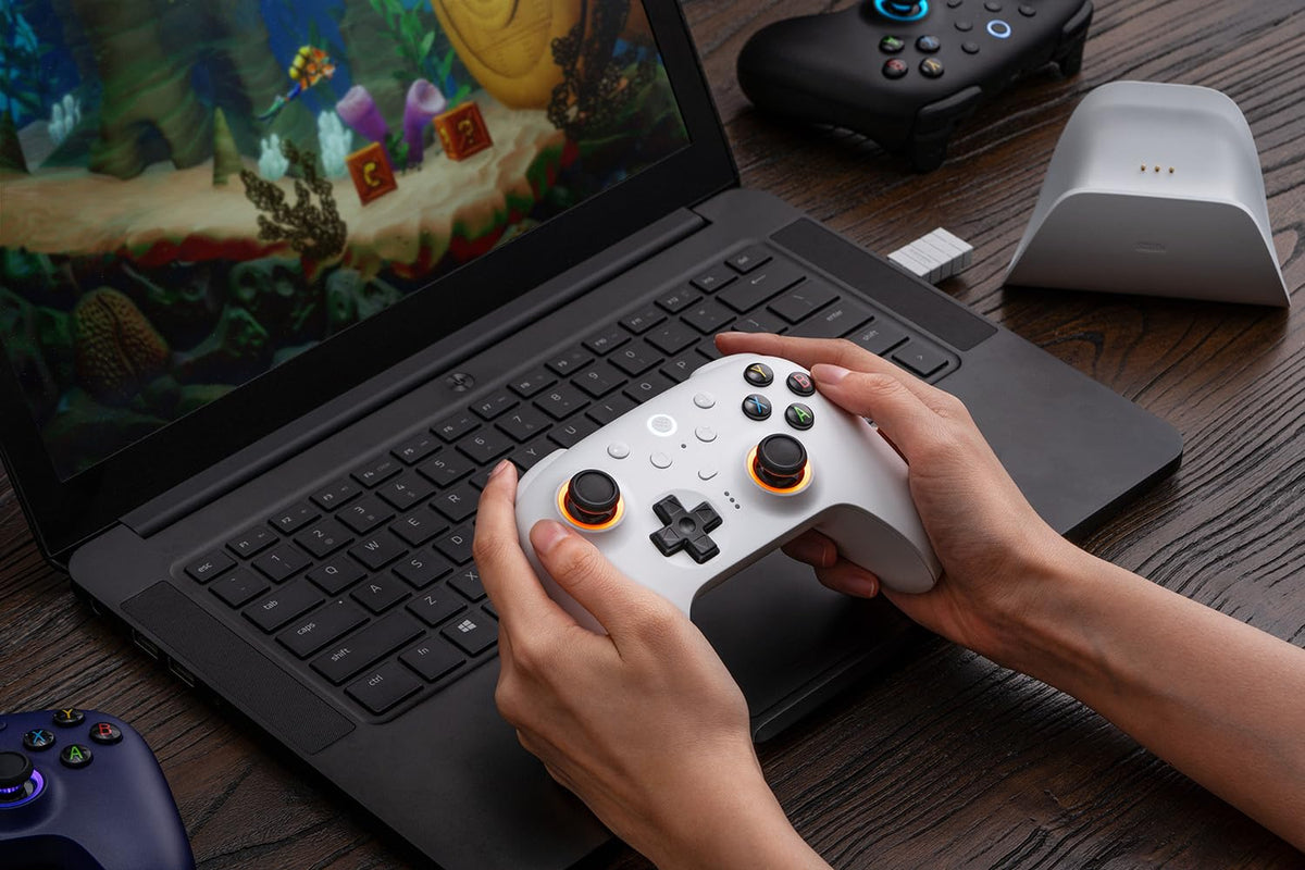 8BitDo Ultimate 2 Wireless Controller for Windows and Android, Black